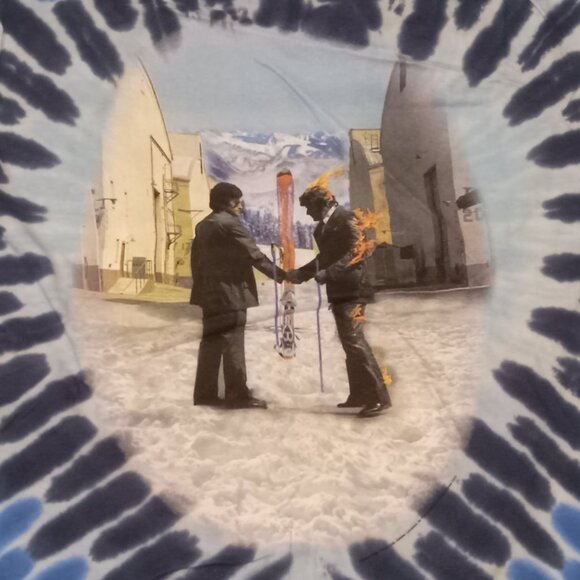 Pink Floyd Wish You Were Here 2X-Large Tie Dye T-Shirt - Picture 3 of 4
